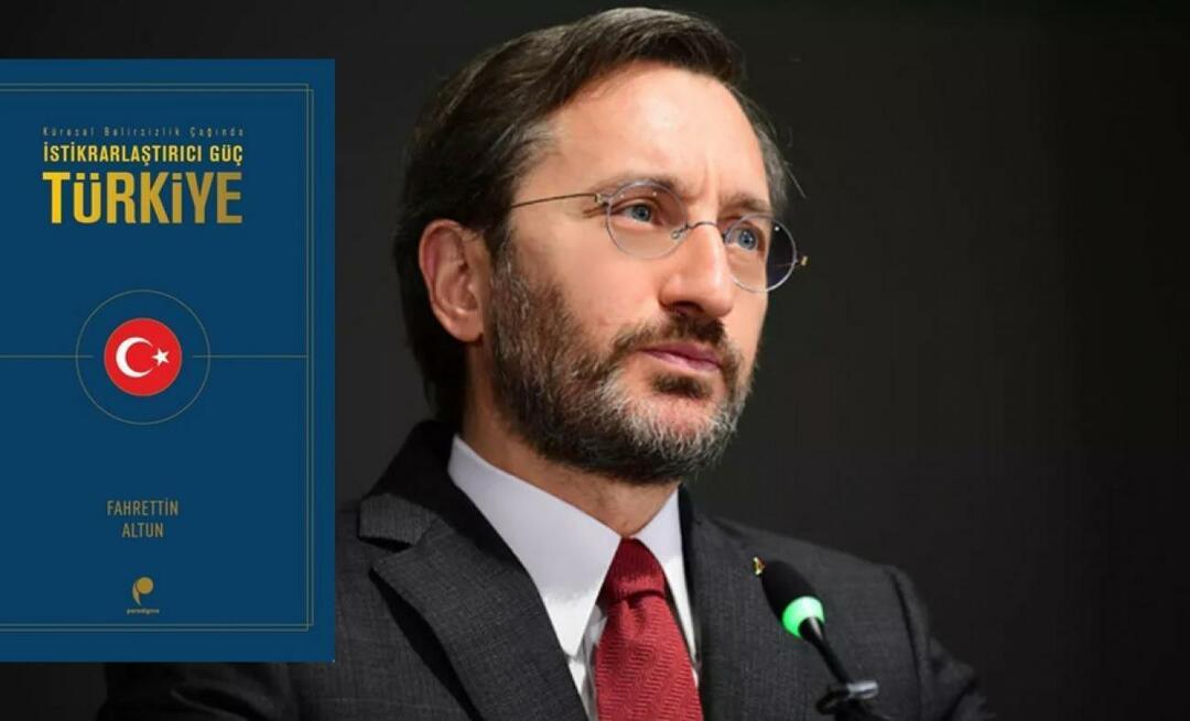 Ny bok fra kommunikasjonsdirektør Fahrettin Altun: Stabilizing Power Türkiye