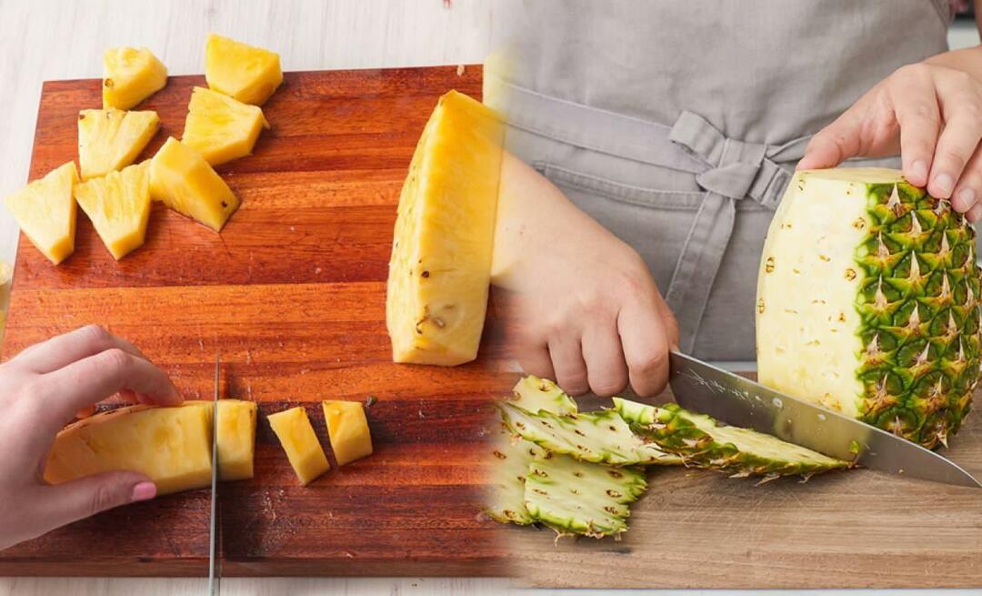 Hvordan skrelle ananas lettest? Hvordan kutte en ananas? Hva er metodene for å skrelle ananas