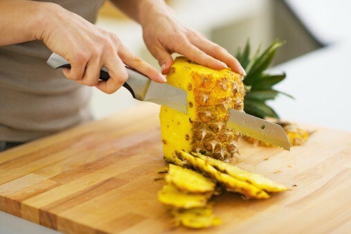 Frukt som fjerner ødem i kroppen: Ananas