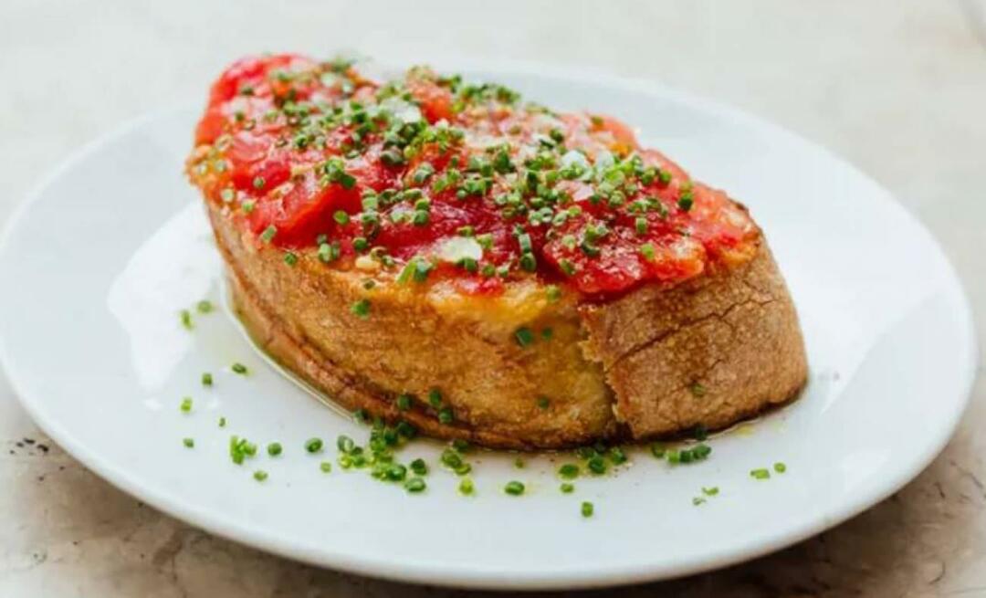 Hvordan lage pan con tomate? Oppskrift på tomatbrød