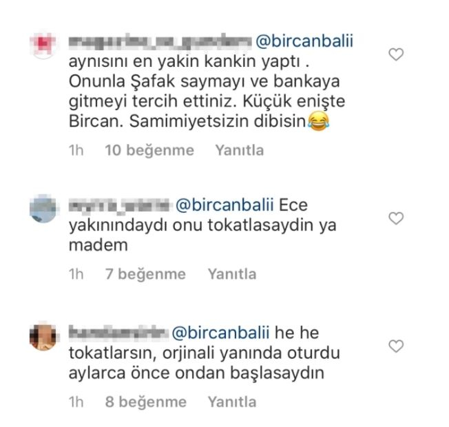 Det var en reaksjon på Bircan Balis kommentar til 'Unfaithful'!