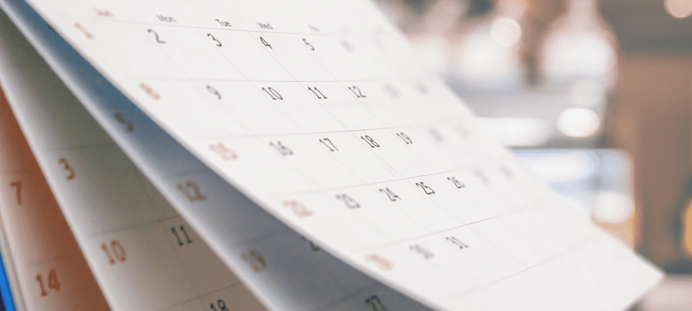 Hvordan lage en kalender i Word
