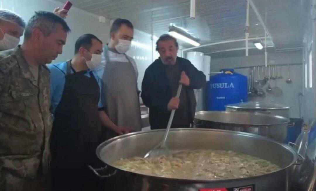 Mehmet Chef lagde mat med soldatene i Hatay! MSB delte disse øyeblikkene