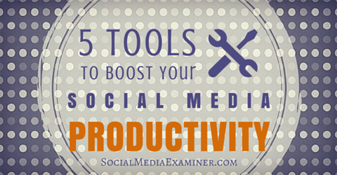 verktøy for produktivitet på sosiale medier