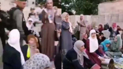 Palestinske kvinner som fryktløst reagerer på det okkuperende Israel!