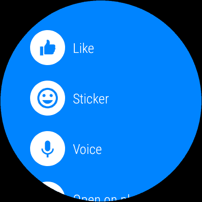 Bruk OS Facebook Messenger