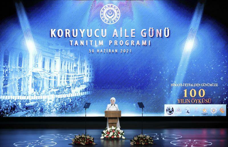 Emine Erdoğan: Vi har ingen toleranse for skitne hender rettet mot barn