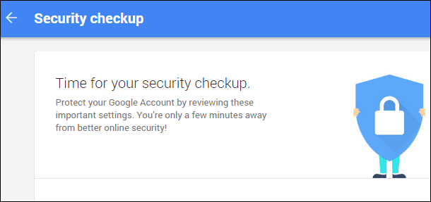 Googles sikkerhetskontroll