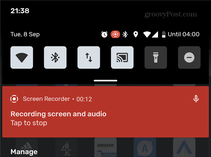 Android Screen Recorder opptak