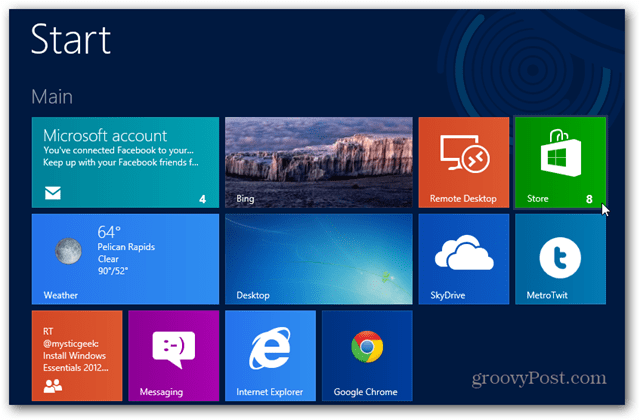 Slik oppdaterer du Windows 8-apper