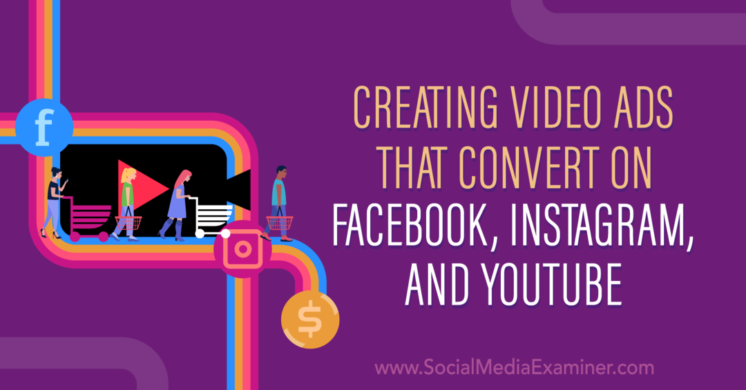 Lage videoannonser som konverterer på Facebook, Instagram og YouTube med innsikt fra Matt Johnston på Social Media Marketing Podcast.