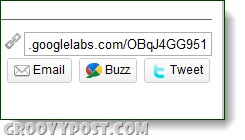 googlelabs url-delingsknapp