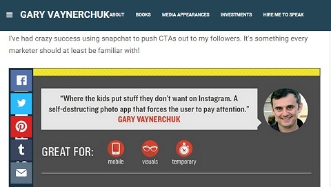 Gary Vanderchuk sitat på Snapchat betydning