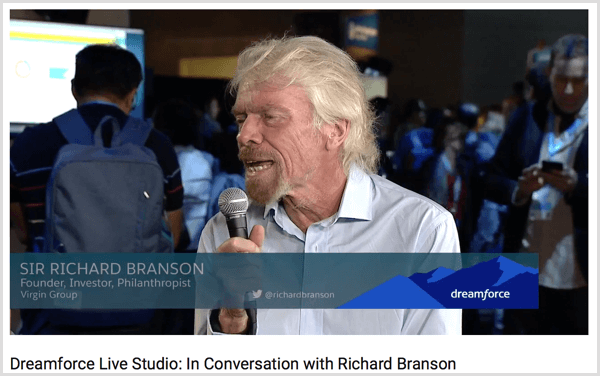 dreamforce richard branson intervjueksempel