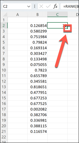 excel draghåndtak