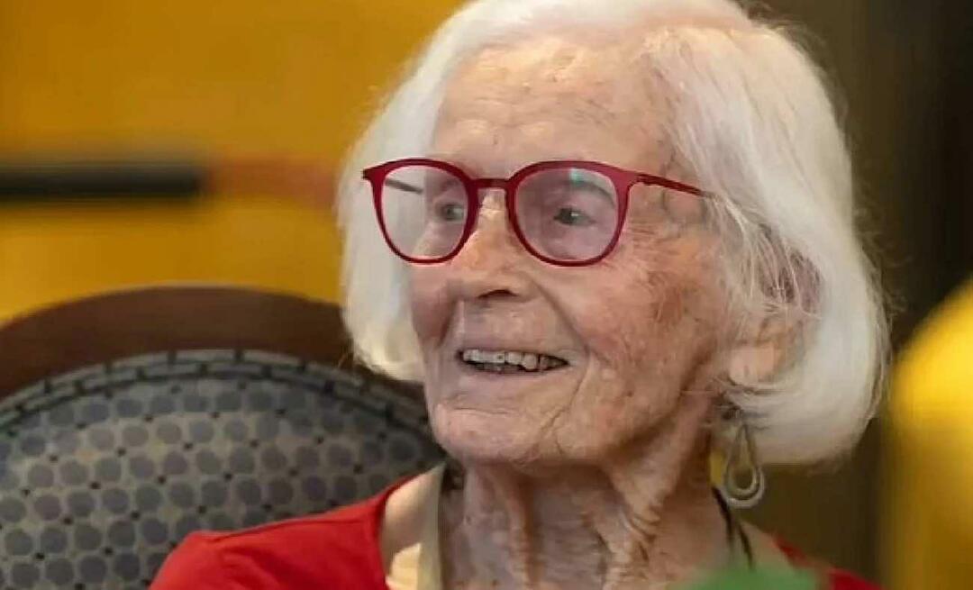 102 år gammel kvinne ga hemmeligheten til et langt og sunt liv! Se hva han sier