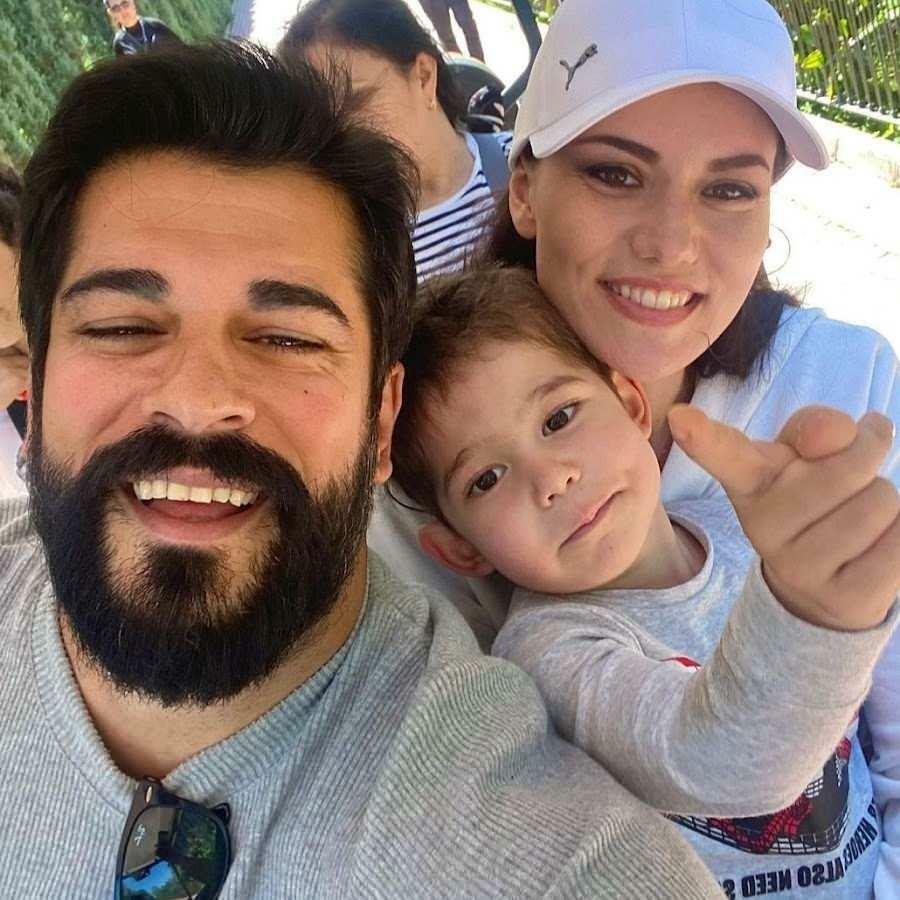 Morsomme bilder fra Burak Özçivit og sønnen Karan