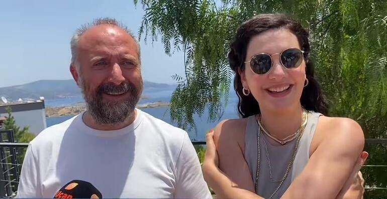 Bergüzar Korel og mannen Halit Ergenç er på ferie i Bodrum
