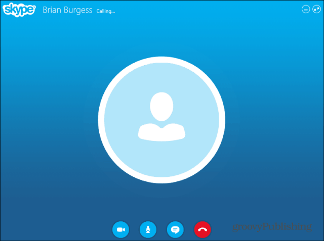 Skype HD Outlook installerte plugin-chat i vinduet