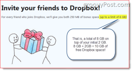 10+ GB gratis Dropbox-plass