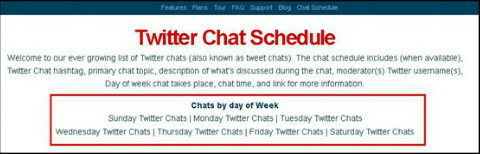 tweetreport chat timeplanfiltrering