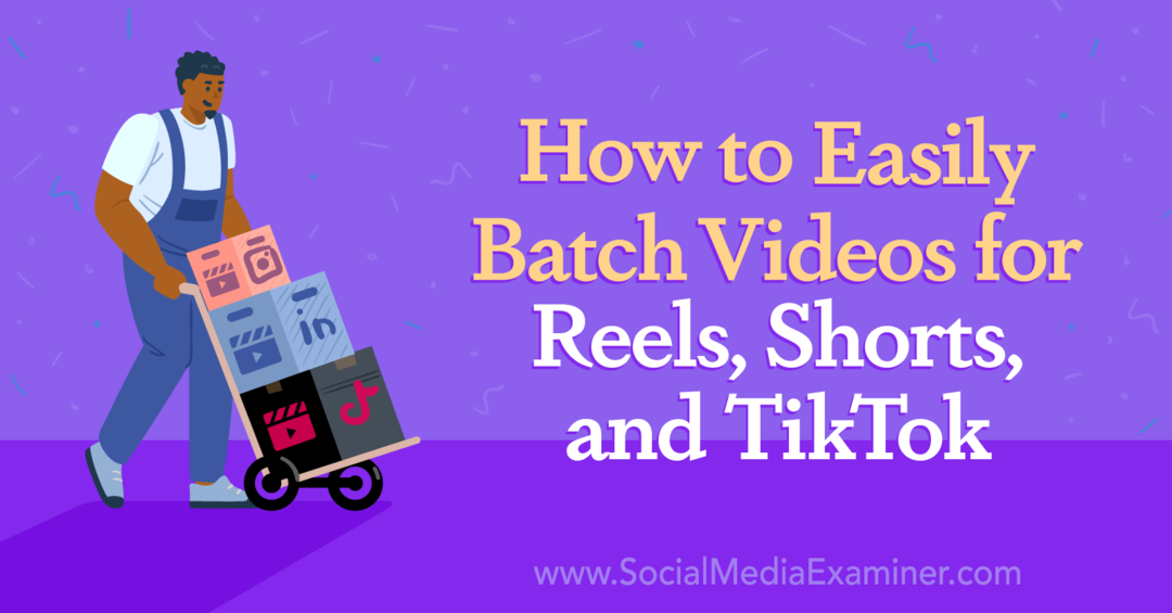 Hvordan enkelt gruppere videoer for ruller, shortser og TikTok-sosiale medier-eksaminator