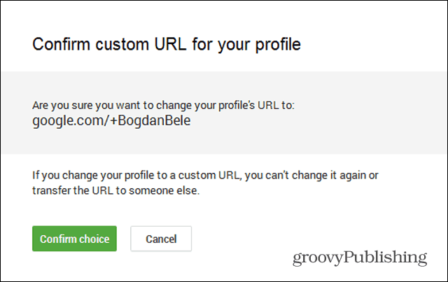 Slik får du en tilpasset URL for Google + -profilen din