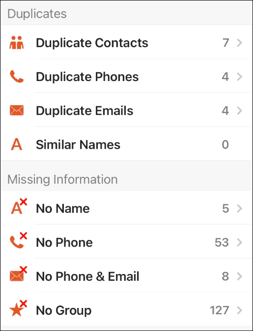 Contacts Pro sletter dupliserte kontakter på iPhone