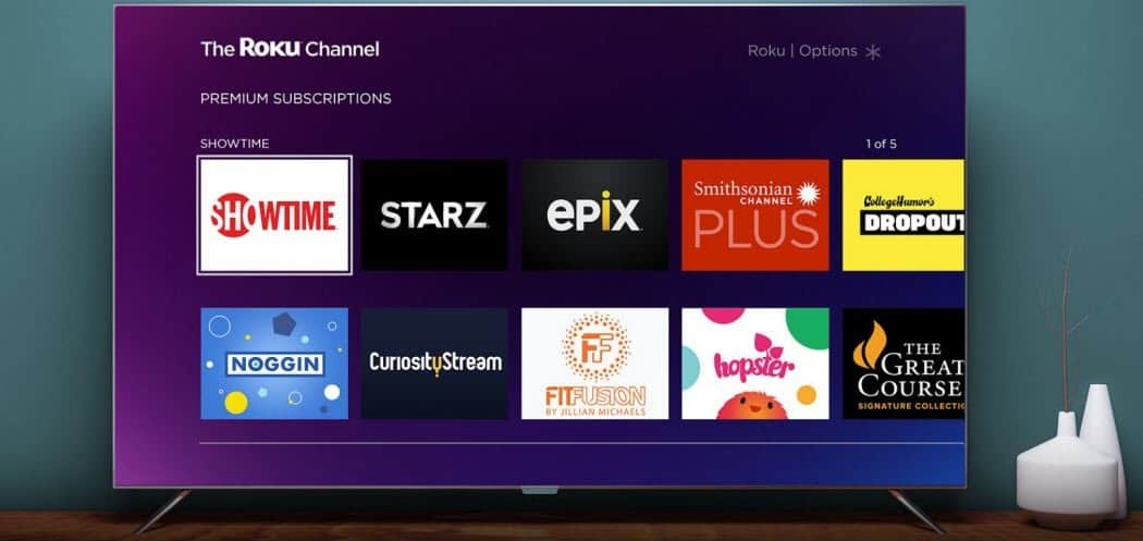 Roku Channel legger til abonnement på premium streamingtjenester