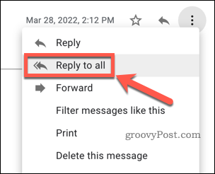Svar alle i Gmail