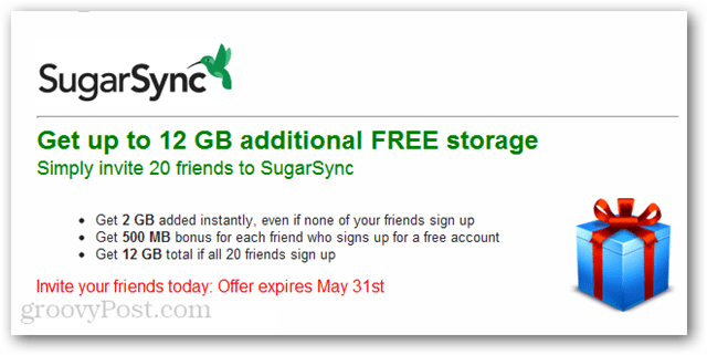 SugarSync: Få opptil 12 GB ledig plass frem til 31. mai