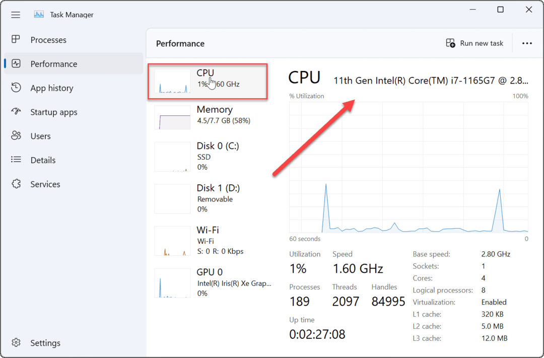 Finn din Intel CPU-generasjon på Windows 11