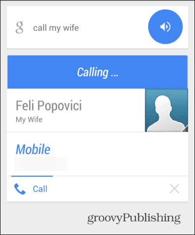 Ring mamma Google Nå ring kone