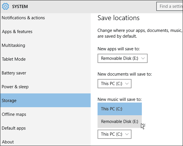 Windows 10: Installer apper, musikk og mer til ekstern lagring