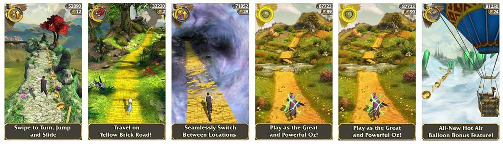 Ukens iTunes Store gratis app, Temple Run: OZ