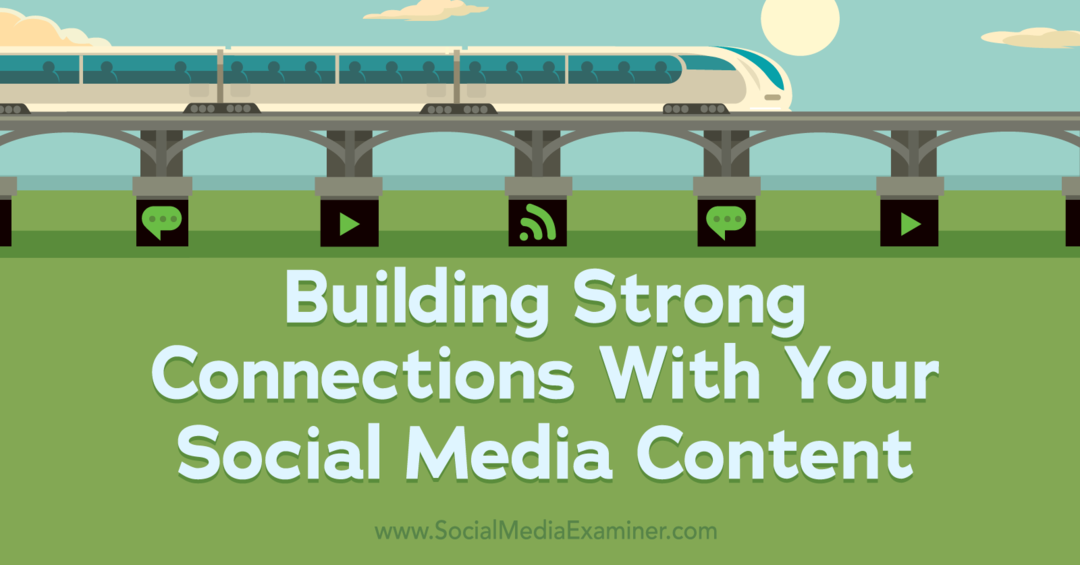 Bygg sterke forbindelser med innholdet i sosiale medier – Sosiale medier-eksaminator