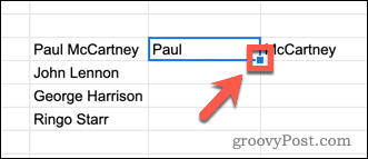 Fyll ned i Google Sheets