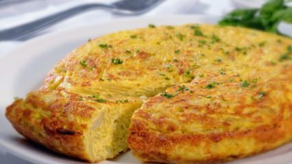 Hvordan lage spansk omelettortilla?