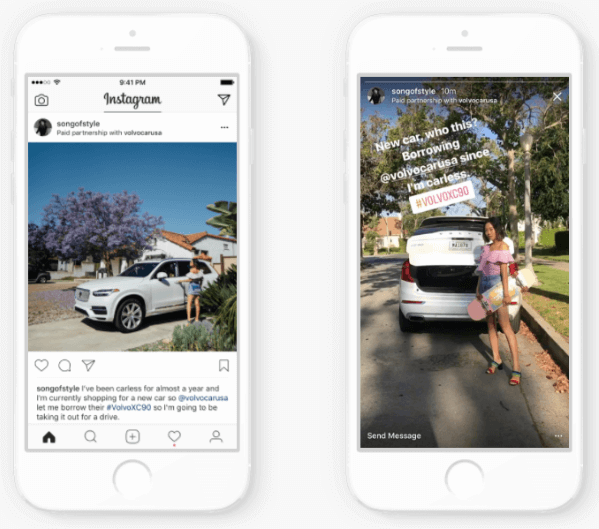 Instagram gjør sponset innhold på nettstedet mer gjennomsiktig.