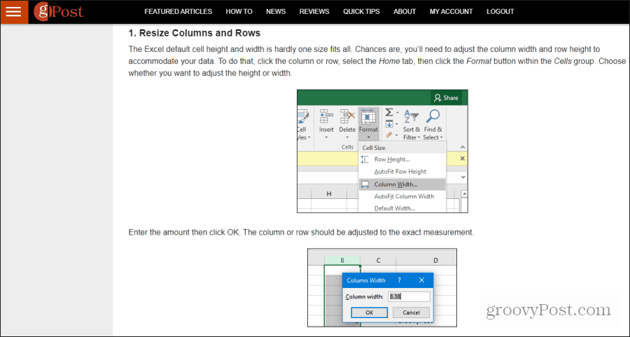 skjermbilde av Microsofts produktbruk på bloggen