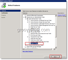 Aktiver funksjonen Hyper-V Tools i Windows Server 2008