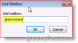 Outlook 2010-skjermbilde legge til postkasse