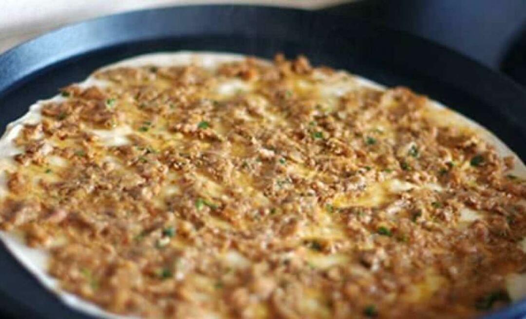 Hvordan lage lahmacun i pannen? Hva er triksene med lahmacun i pannen?