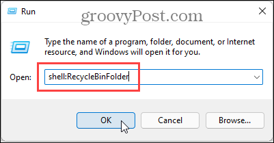 Åpne papirkurven i Windows 11