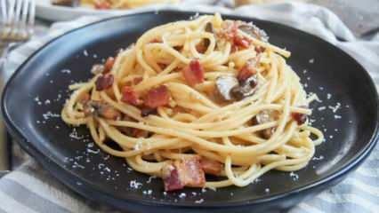 Hvordan lage pasta i italiensk stil? Tips for å lage Spaghetti Carbonara