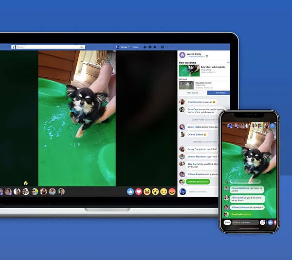 Facebook tester en ny videoopplevelse i grupper kalt Watch Party, som lar medlemmene se videoer sammen på samme tid og på samme sted. 