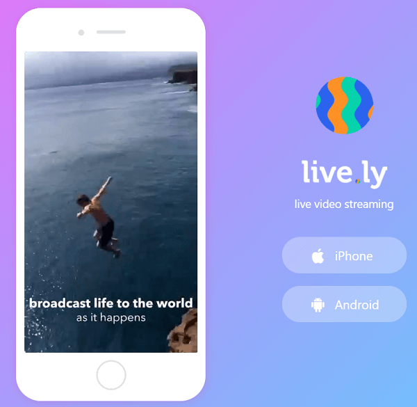 Live.ly er samarbeidet med Musical.ly-appen.