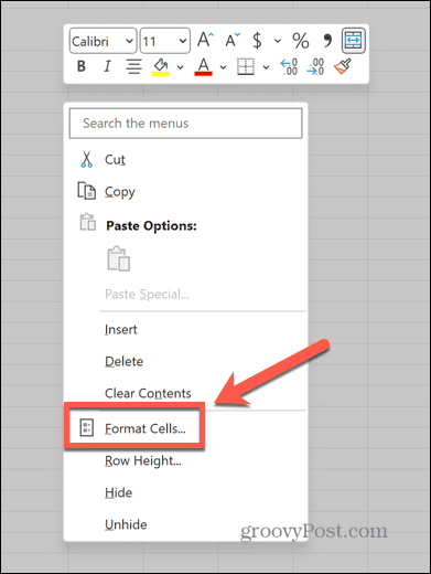 Excel-formatceller