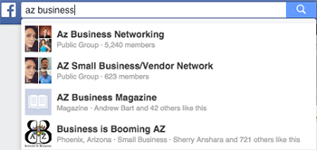 facebook søk ​​etter grupper
