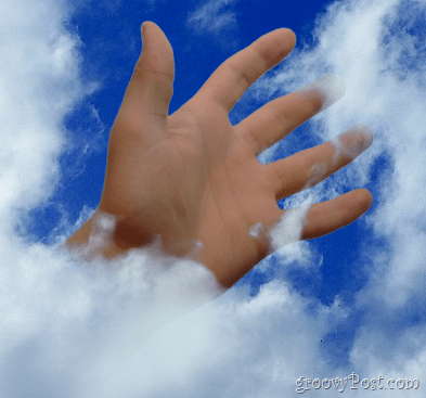 Hand i skyene